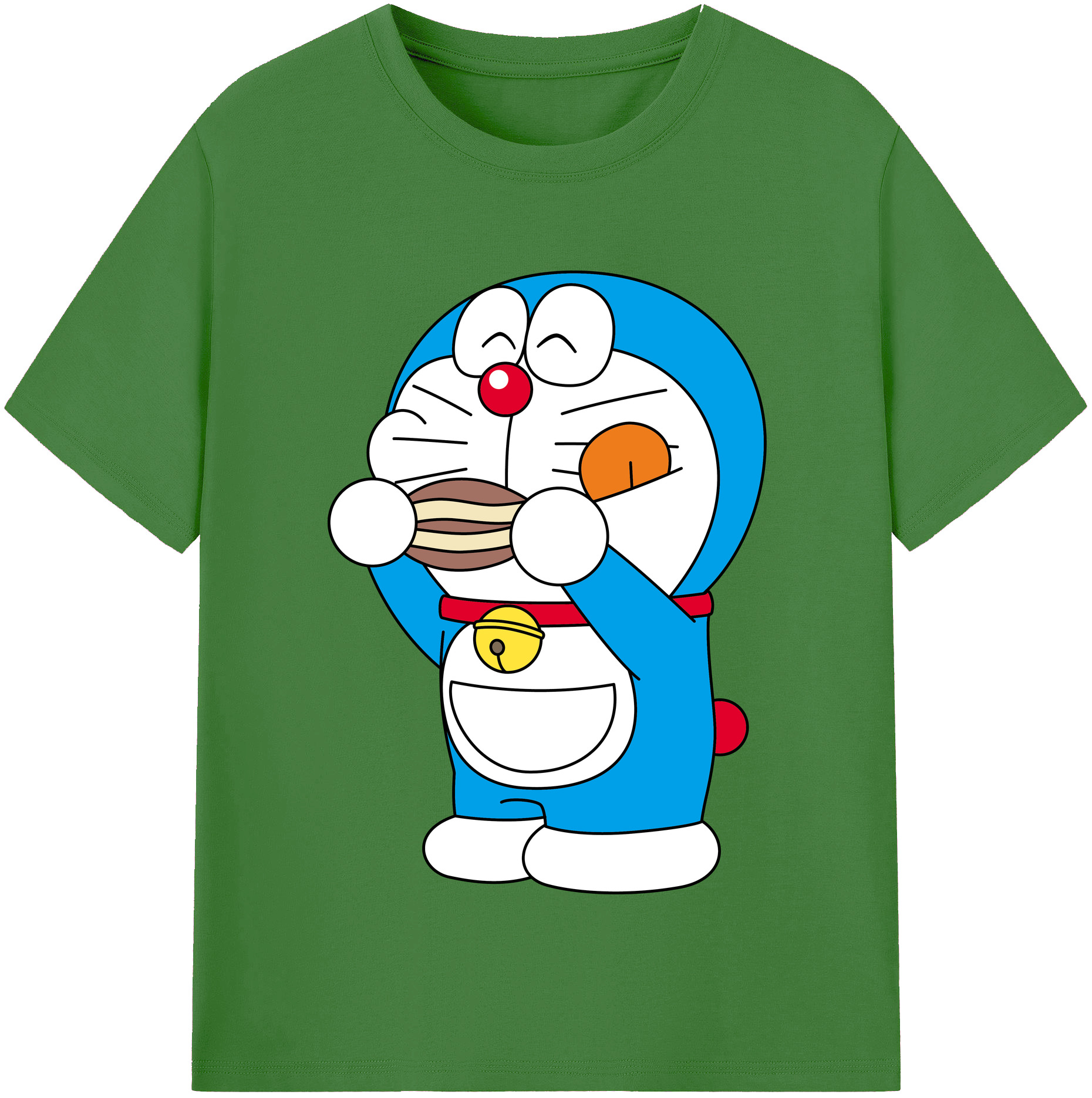 （画像用） ドラえもん Doraemon レディースカジュアルプリントTシャツ（綿100％）
